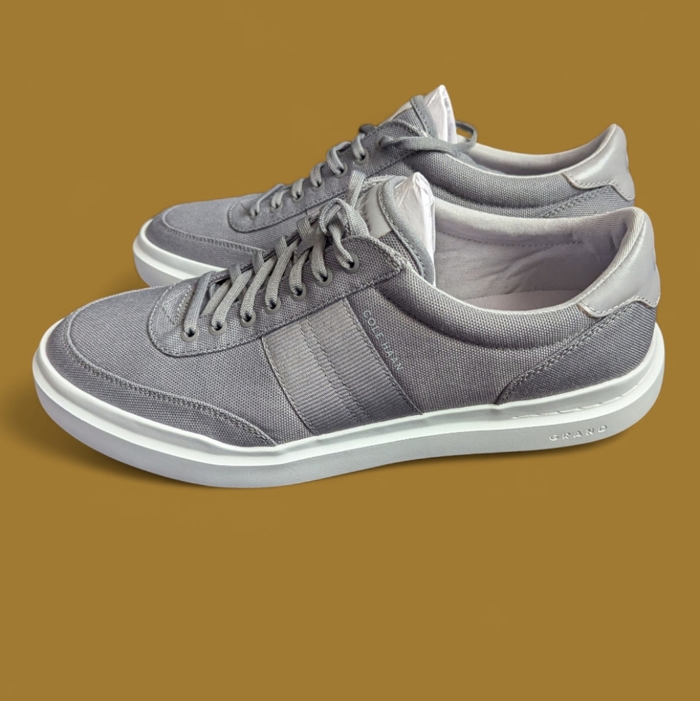 Cole Haan Men's Canvas Grey Sneakers Size 11